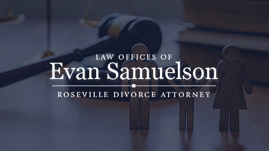 gavel with family figures and business logo